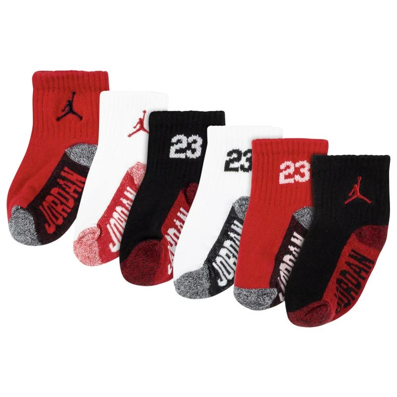 商品Jordan|Jordan 6 Pack Sock - Boys' Toddler,价格¥114,第1张图片