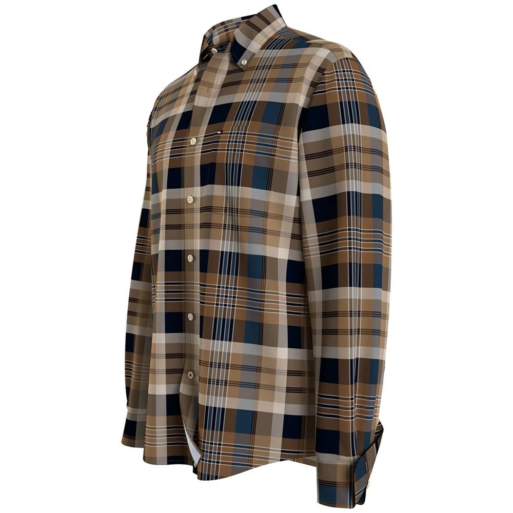 商品Tommy Hilfiger|Men's Mavis Plaid Long Sleeve Classic-Fit Shirt,价格¥120,第5张图片详细描述