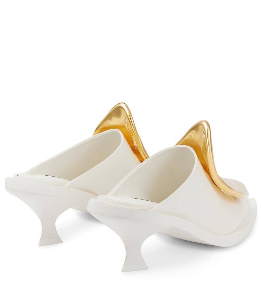 商品Jil Sander|缀饰皮革穆勒鞋,价格¥6538,第5张图片详细描述