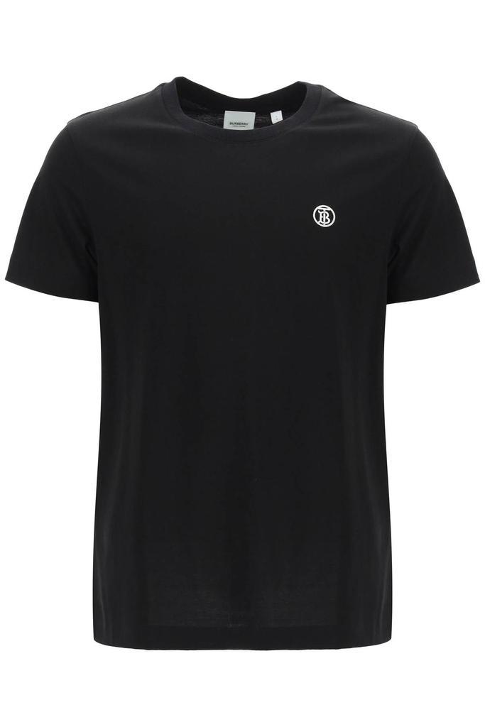 商品Burberry|T-SHIRT WITH MONOGRAM EMBROIDERY,价格¥2171,第1张图片