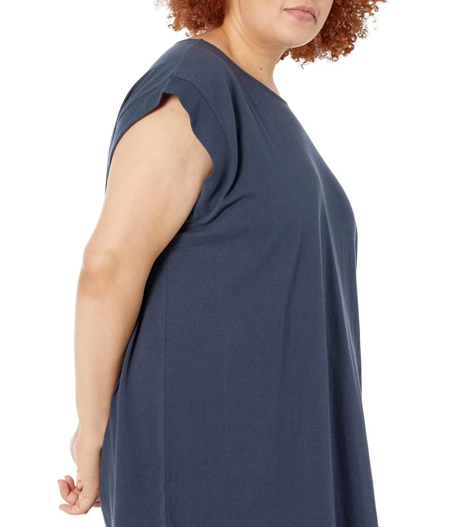 商品Madewell|Plus Organic Cotton Cap-Sleeve Tee Dress,价格¥440,第3张图片详细描述