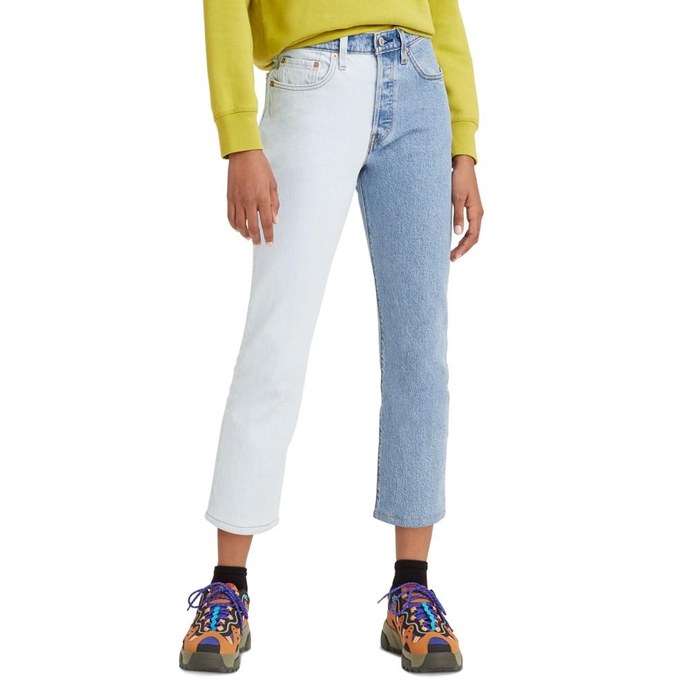 501® Women's Cropped Two-Tone Jeans商品第1张图片规格展示