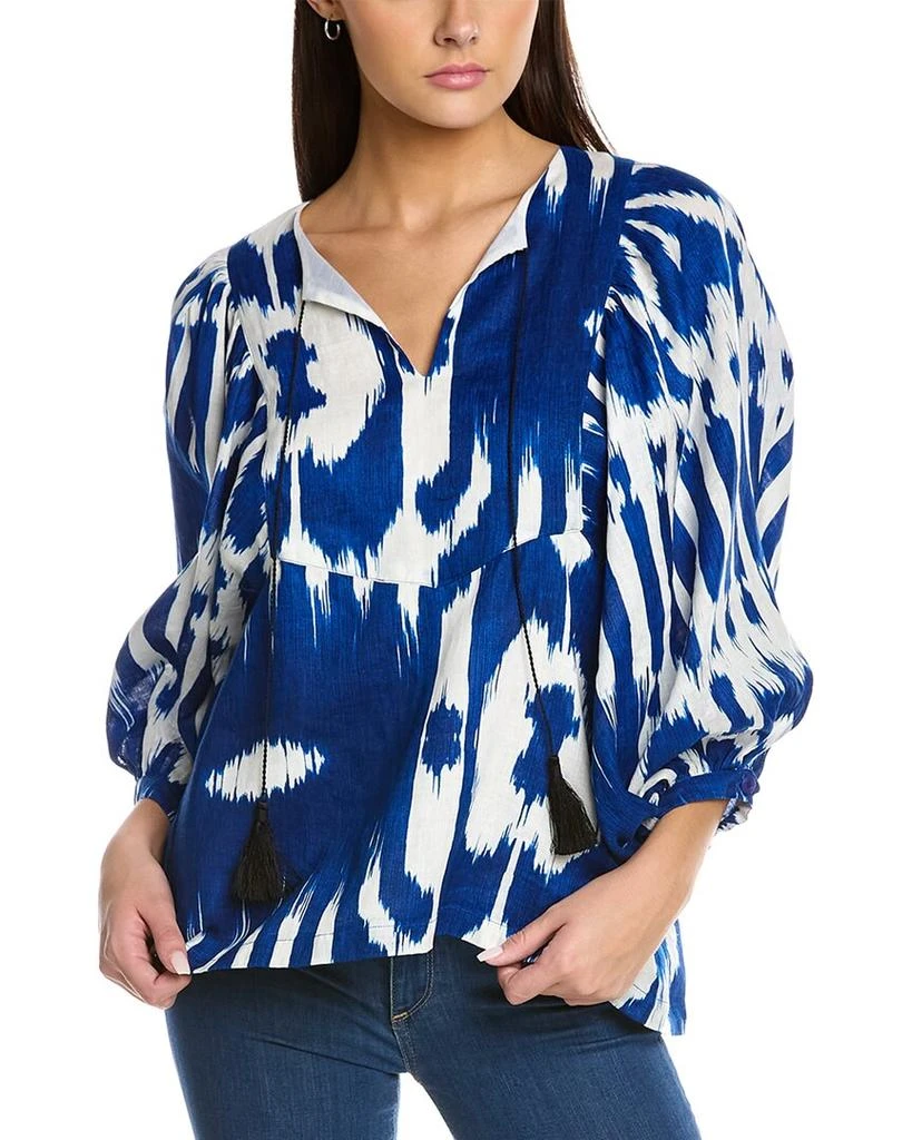 商品SAMANTHA SUNG|Samantha Sung Anastasia Linen Top,价格¥2114,第1张图片