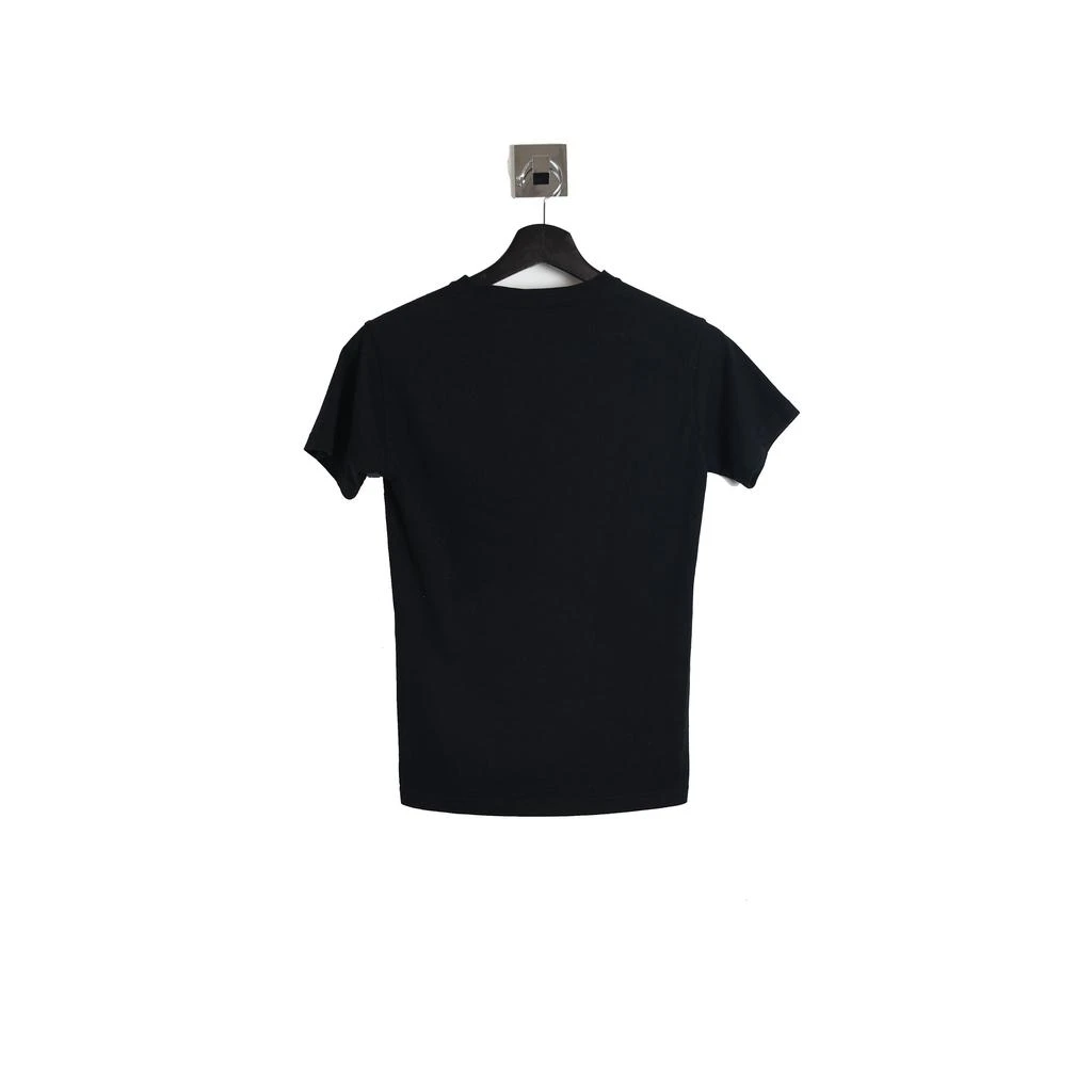 商品Balenciaga|巴黎世家彩虹刺绣徽标 T 恤 黑色,价格¥2814,第2张图片详细描述