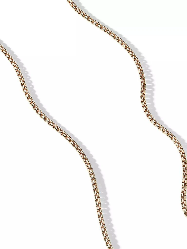 商品David Yurman|Box Chain Necklace in 18K Rose Gold, 2.7MM,价格¥18744,第2张图片详细描述