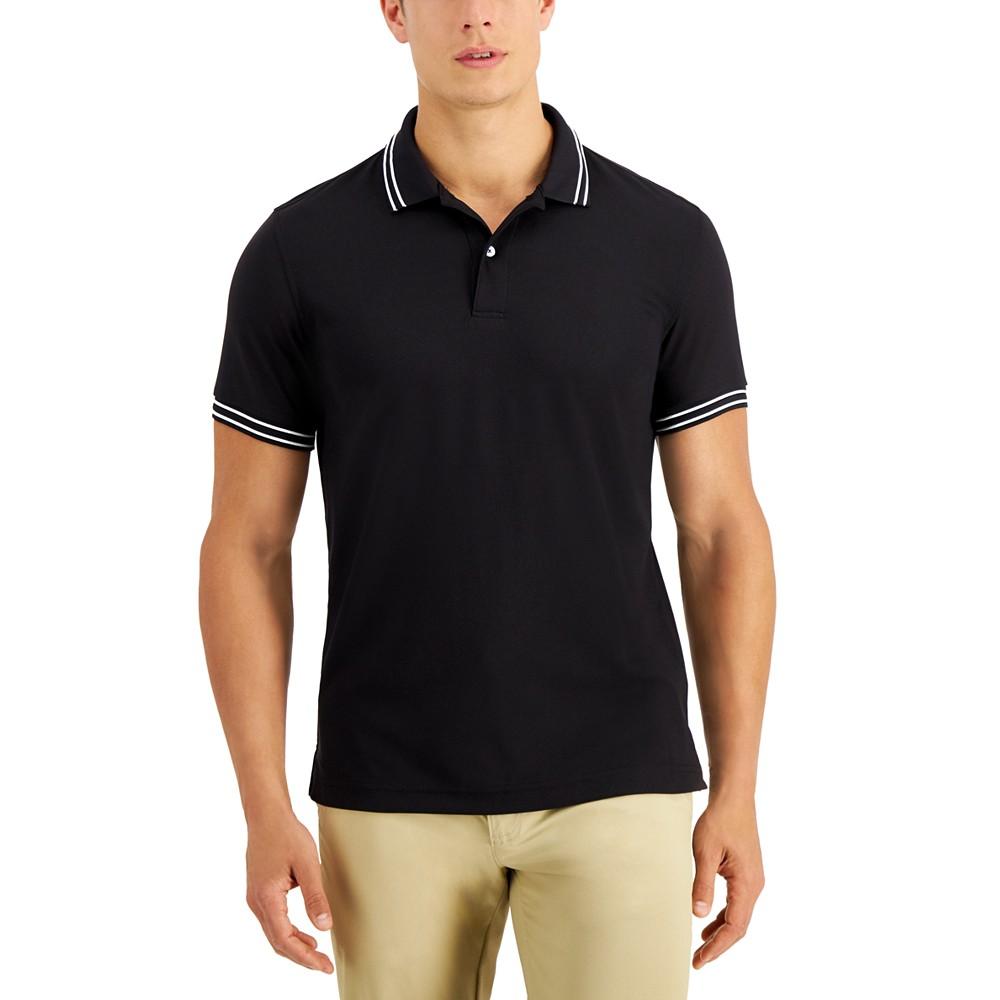 Men's Performance Stripe Polo, Created for Macy's商品第1张图片规格展示