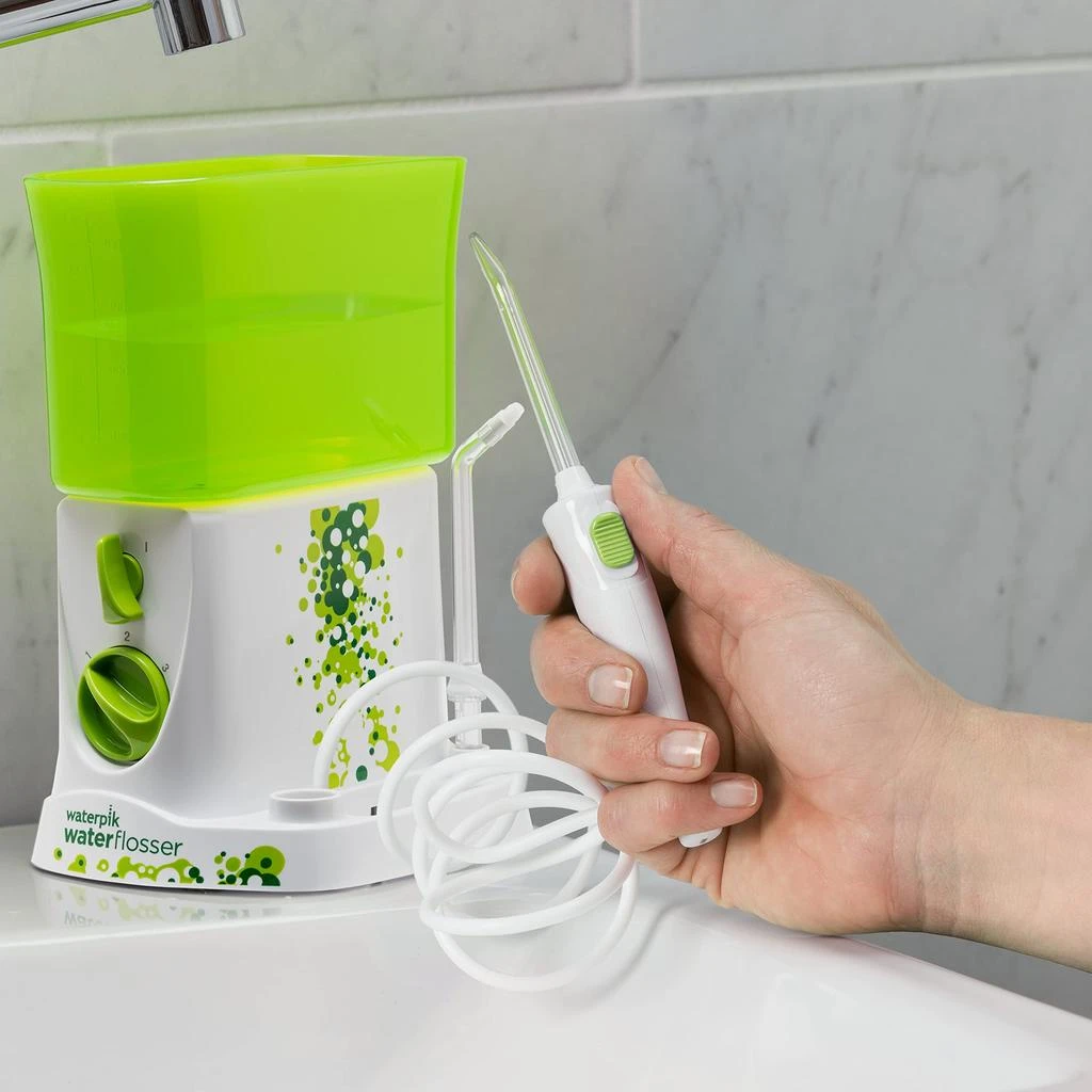 Waterpik Water Flosser for Kids, Countertop Water Flosser for Children and Braces, WP-260, Green 商品