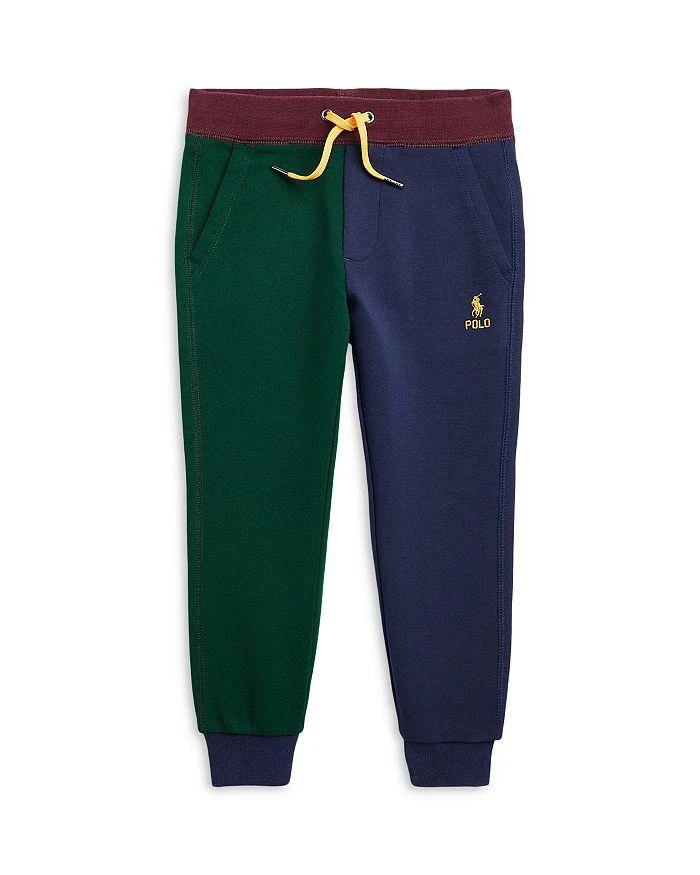 商品Ralph Lauren|Boys' Color Blocked Double Knit Jogger Pants - Little Kid, Big Kid,价格¥342,第4张图片详细描述