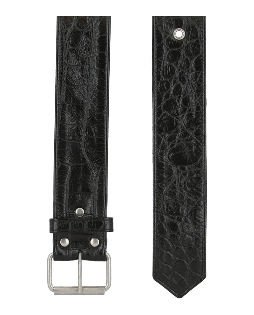 商品Yves Saint Laurent|Croc-Embossed Leather Belt,价格¥1481,第2张图片详细描述
