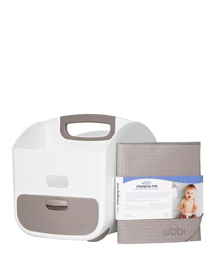 商品Ubbi|Diaper Storage Caddy & Changing Mat,价格¥294,第1张图片详细描述