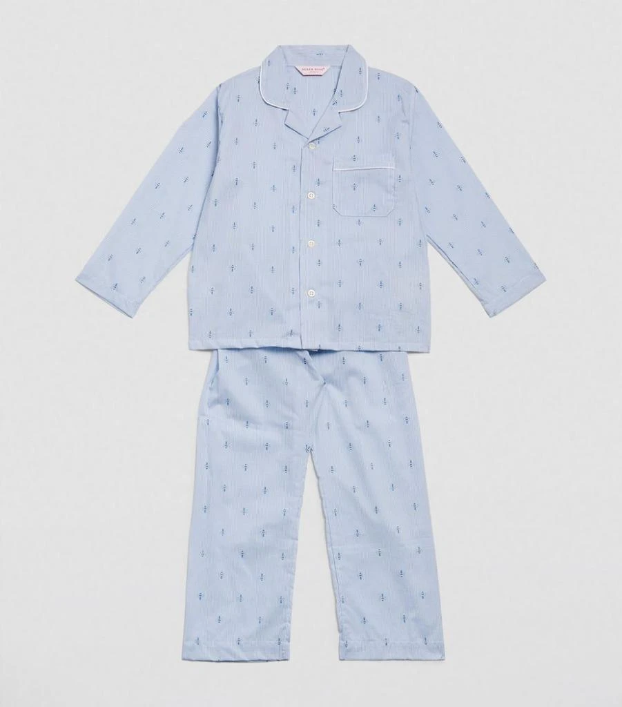 商品Derek Rose Kids|Bumble Bee Striped Pyjama Set (3-16 Years),价格¥1062,第2张图片详细描述