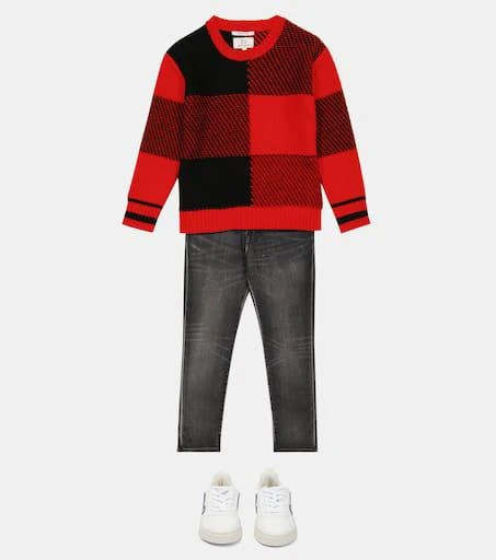 商品Woolrich|Checked wool-blend sweater,价格¥489,第2张图片详细描述