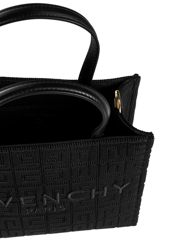 商品Givenchy|Givenchy Monogram Logo Embroidered G Mini Tote Bag,价格¥8288,第4张图片详细描述