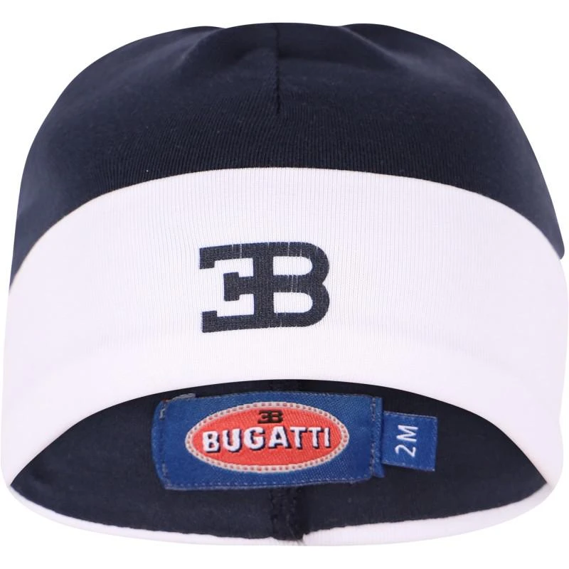 商品Bugatti|Logo baby cap in navy and white,价格¥492,第2张图片详细描述