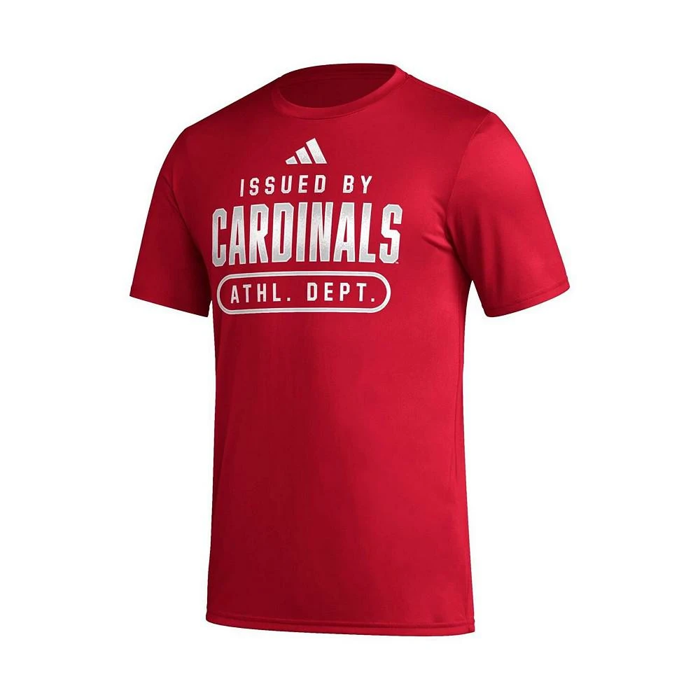 商品Adidas|Men's Red Louisville Cardinals AEROREADY Pregame T-shirt,价格¥234,第2张图片详细描述