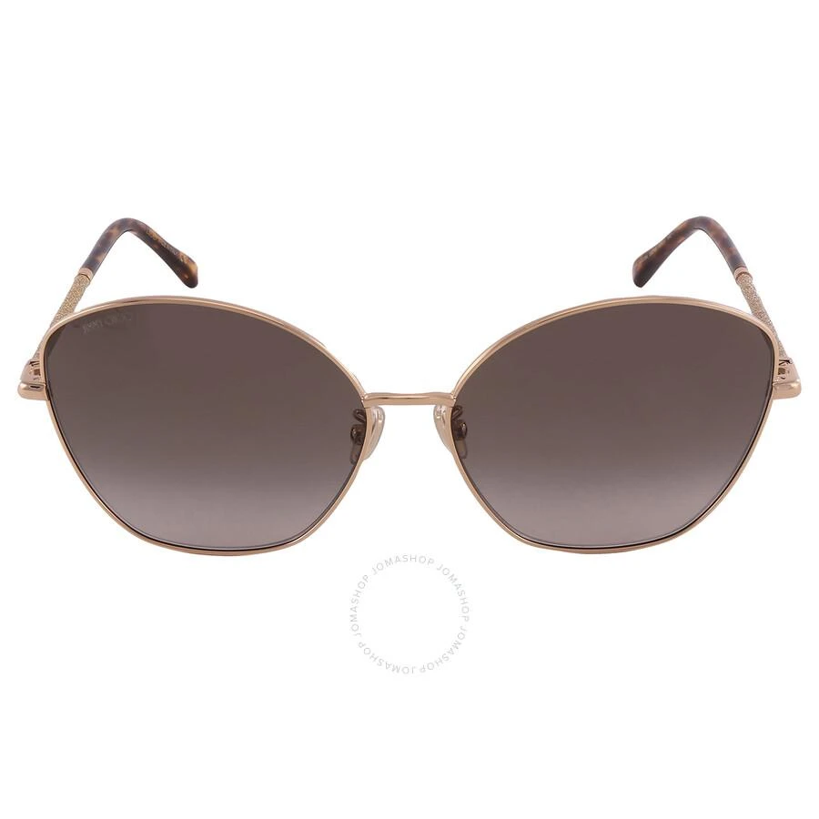 商品Jimmy Choo|Brown Cat Eye Ladies Sunglasses MARILIA/G/SK 006J/HA 63,价格¥542,第1张图片