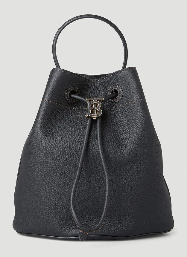 商品Burberry|TB Small Bucket Handbag in Black,价格¥17801,第1张图片