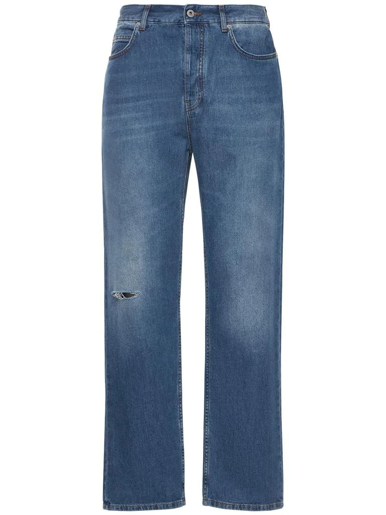 商品Loewe|Light Straight Cotton Denim Jeans,价格¥4498,第1张图片