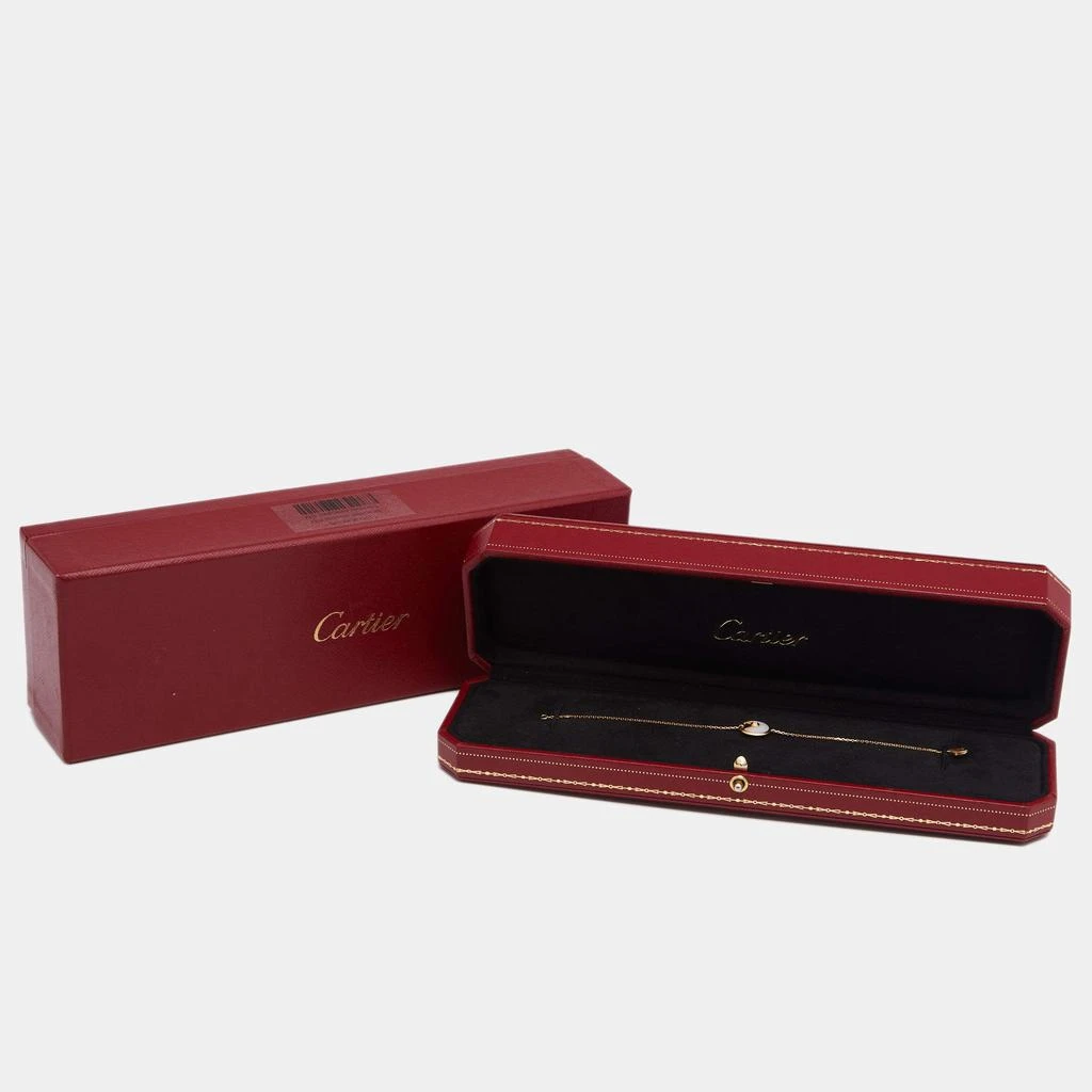 商品[二手商品] Cartier|Cartier Amulette de Cartier Mother of Pearl Diamond 18K Yellow Gold XS Model Bracelet ,价格¥7300,第5张图片详细描述