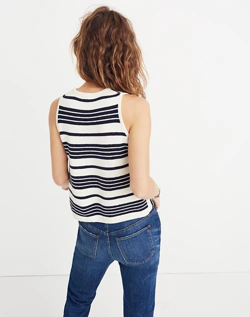 商品Madewell|Stripe-Play Sweater Tank,价格¥317,第3张图片详细描述