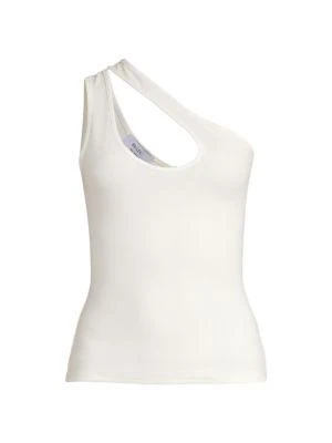 商品Bailey 44|Bryn Ribbed One-Shoulder Tank Top,价格¥160,第3张图片详细描述