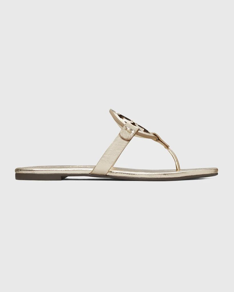 商品Tory Burch|Miller Soft Metallic Thong Sandals,价格¥755,第1张图片