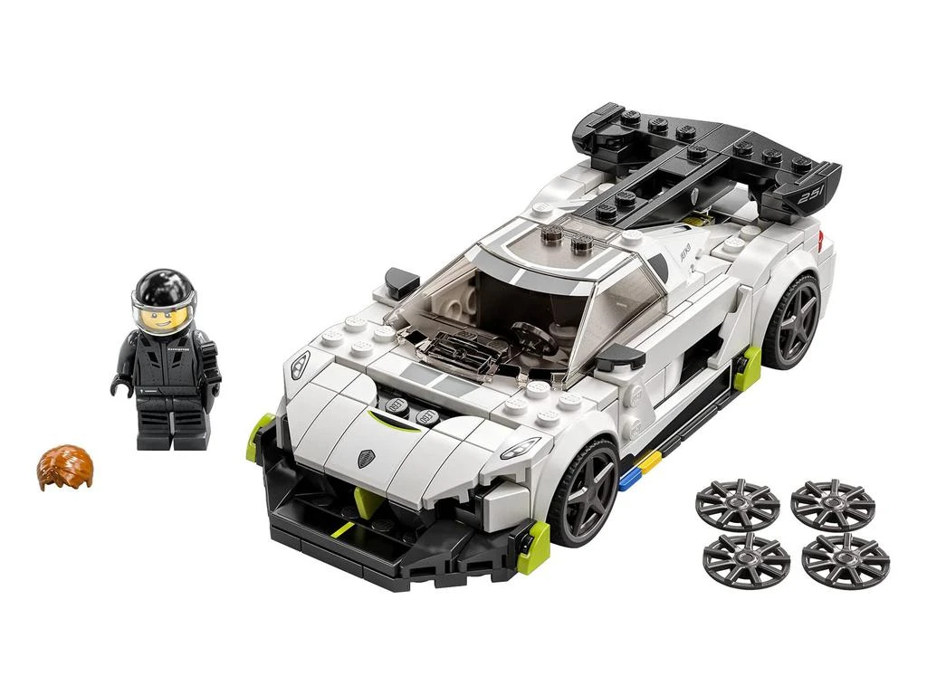 商品LEGO|LEGO Speed Champions Koenigsegg Jesko 76900 Building Toy for Kids and Car Fans; New 2021 (280 Pieces),价格¥148,第1张图片
