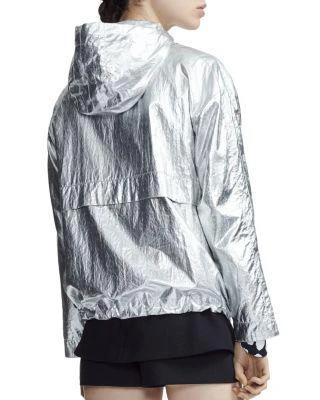 商品Maje|Boomer Metallic Windbreaker Jacket,价格¥1261,第2张图片详细描述