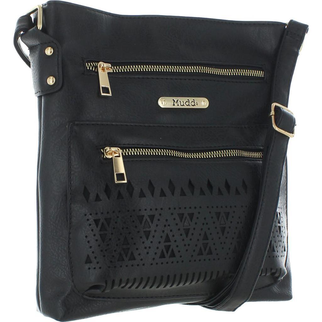 商品Mudd|Mudd Women's Faux Leather Signature Lasercut Crossbody Handbag,价格¥74-¥96,第6张图片详细描述