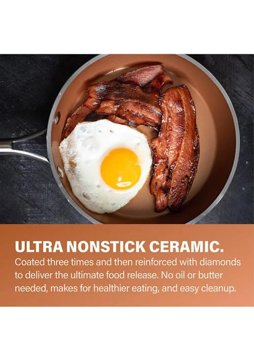 商品Gotham Steel|20 Piece Hammer Ti Ceramic Nonstick Cookware and Bakeware Set,价格¥1823,第4张图片详细描述