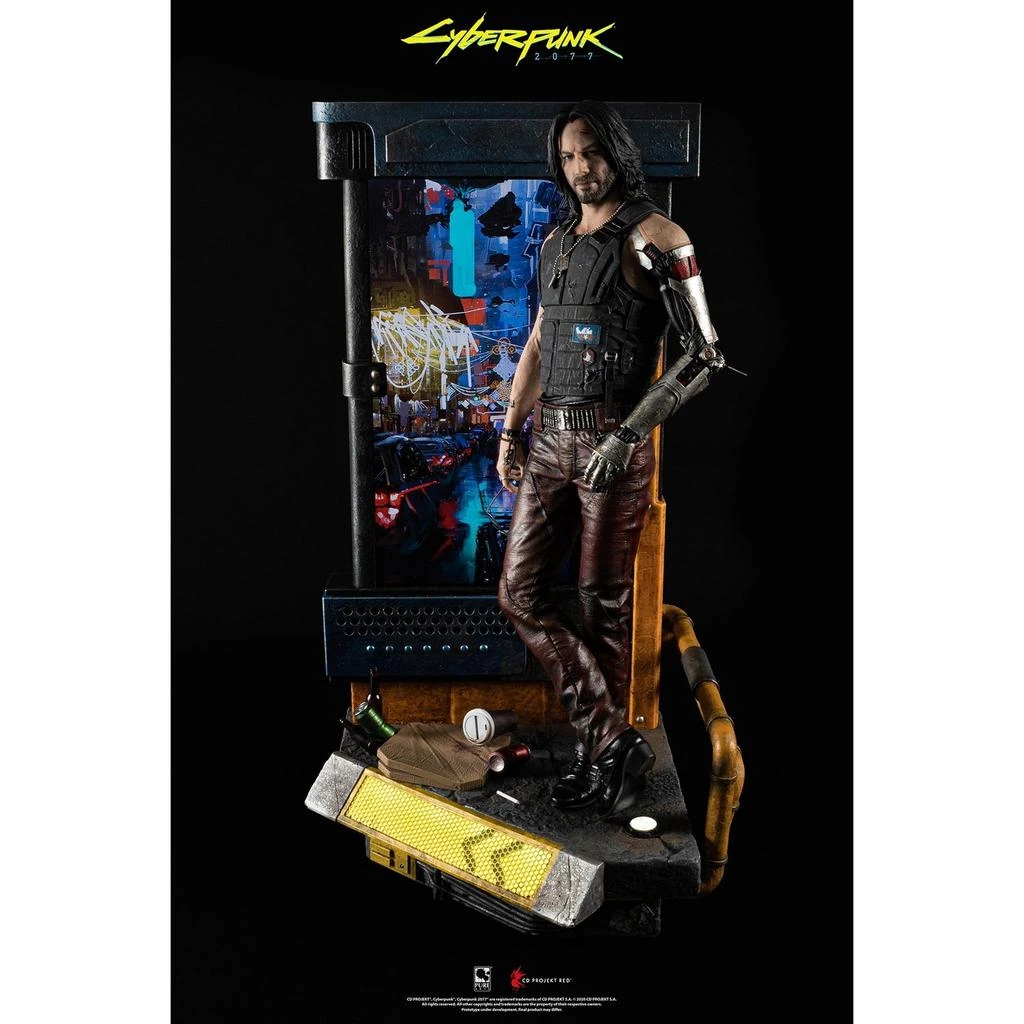 商品PureArts Cyberpunk 2077 Johnny Silverhand 1/4 Scale Statue,价格¥6974,第2张图片详细描述