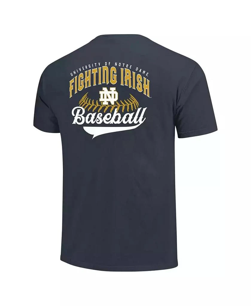 商品Image One|Men's Navy Notre Dame Fighting Irish Baseball Comfort Colors T-Shirt,价格¥263,第2张图片详细描述