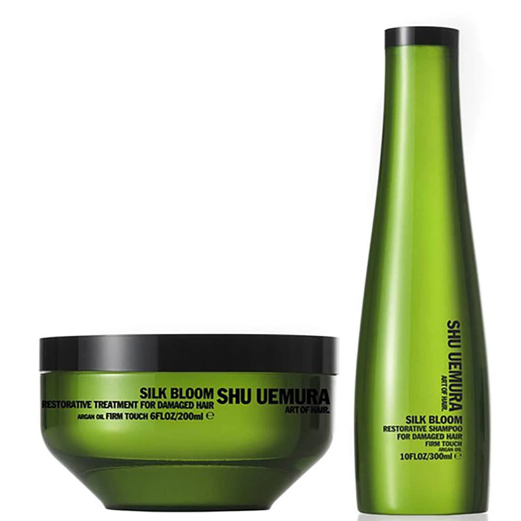 商品Shu Uemura|Shu Uemura Art of Hair Silk Bloom Shampoo (300ml) and Treatment (200ml),价格¥524,第1张图片