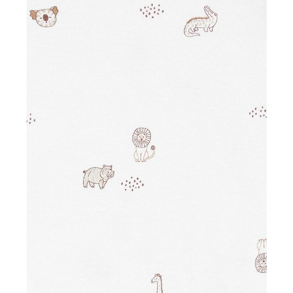 商品Carter's|Baby Boys or Baby Girls Short Sleeve Cotton Bodysuits, Pack of 5,价格¥67,第3张图片详细描述