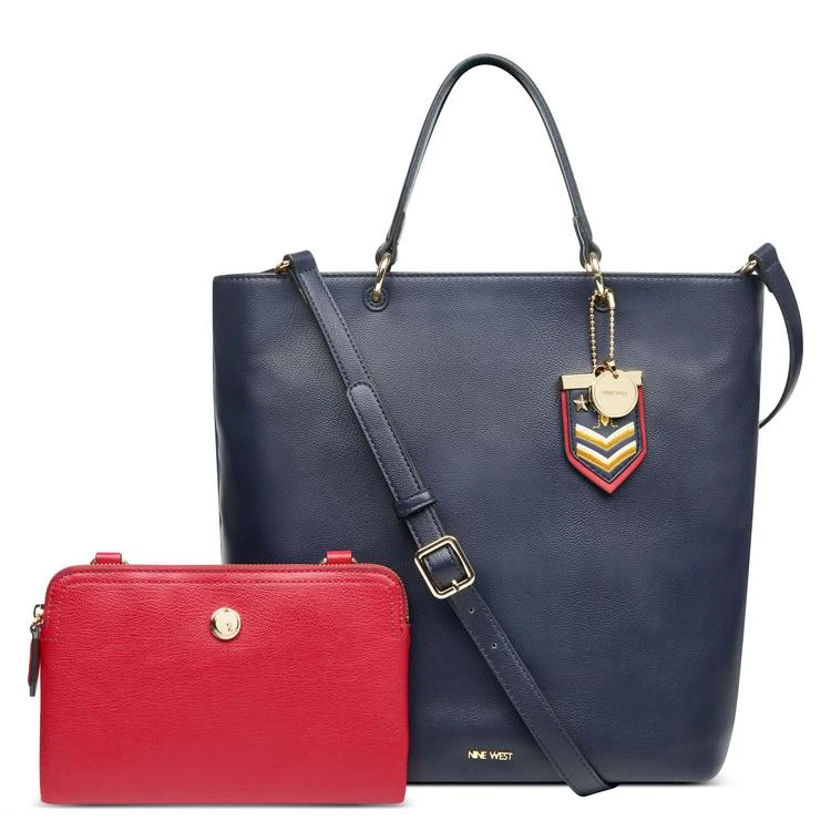 商品Nine West|Illianna Tote and Pouch,价格¥731,第1张图片