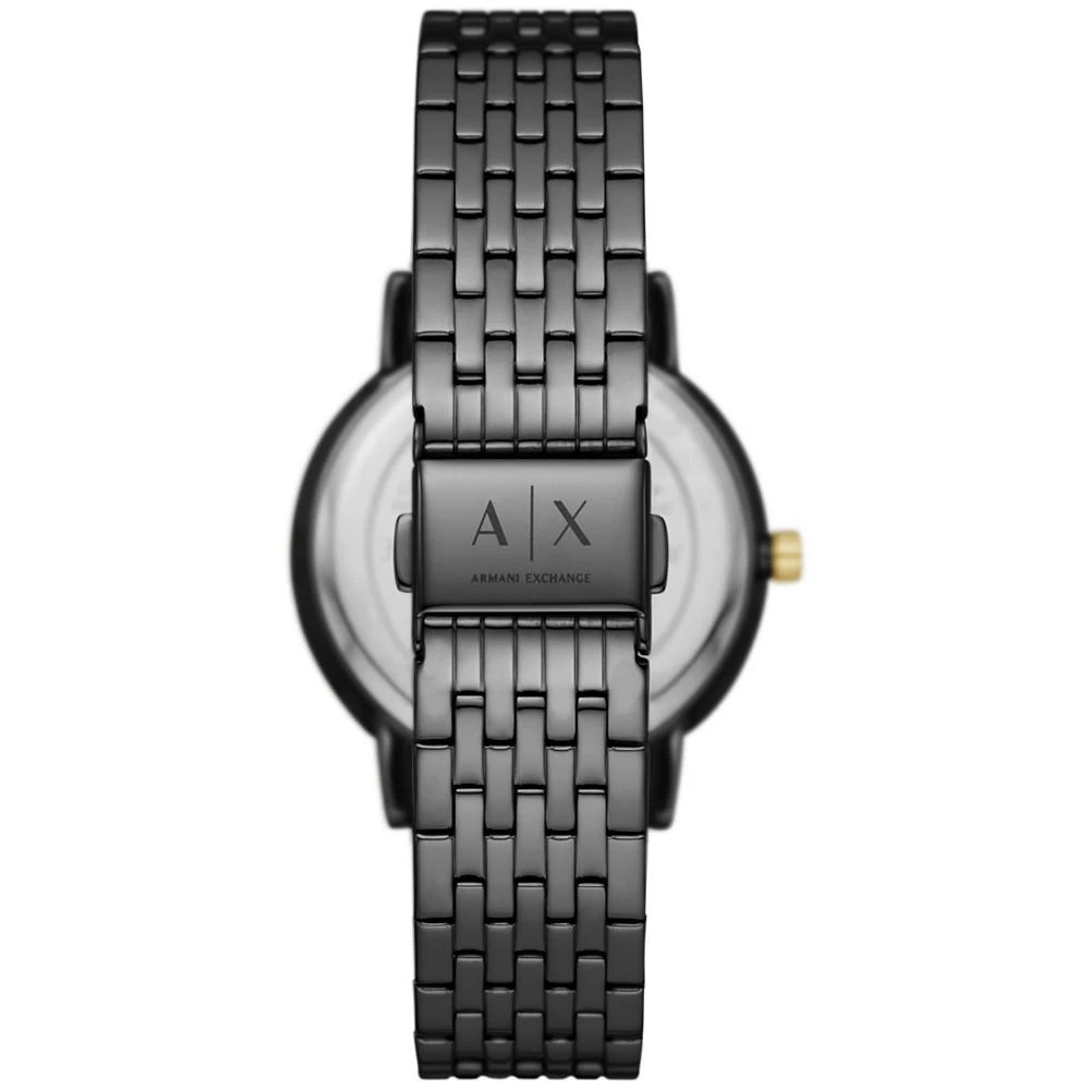 商品Armani Exchange|Women's Moonphase Multifunction Black Stainless Steel Bracelet Watch, 36mm,价格¥1439,第3张图片详细描述