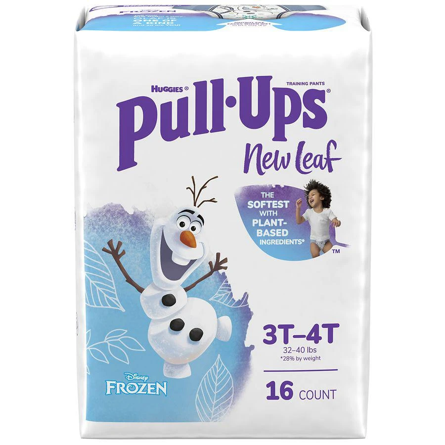商品Huggies Pull-Ups New Leaf|New Leaf Boys' Potty Training Pants 3T-4T,价格¥56,第3张图片详细描述