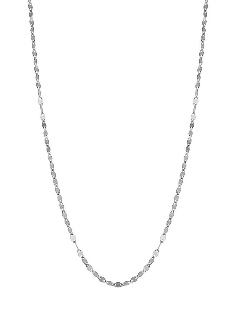 商品Oradina|14K White Solid Gold Cabaret Chain Necklace,价格¥1512,第1张图片