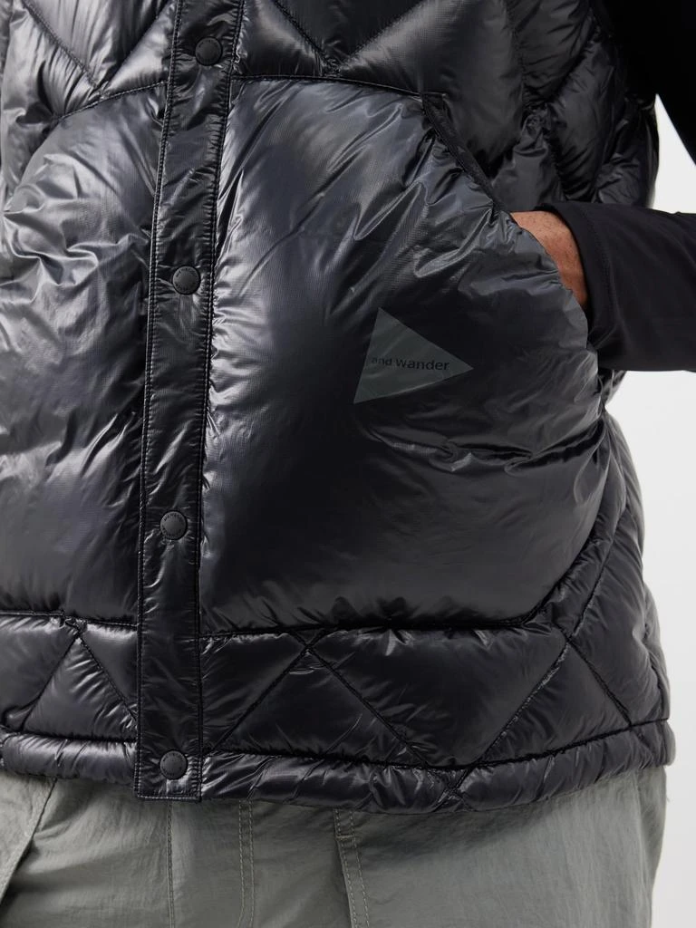 商品And Wander|Diamond-stitch quilted down gilet,价格¥1954,第4张图片详细描述