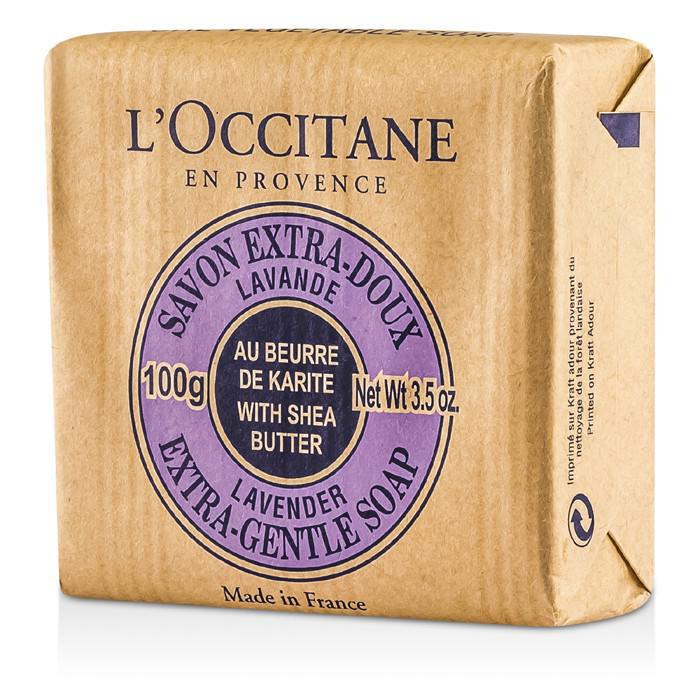 L'Occitane 乳木果薰衣草味洁肤皂 身体皂 沐浴皂 温和保湿 滋养舒缓 温和洁肤  100g/3.5oz商品第1张图片规格展示