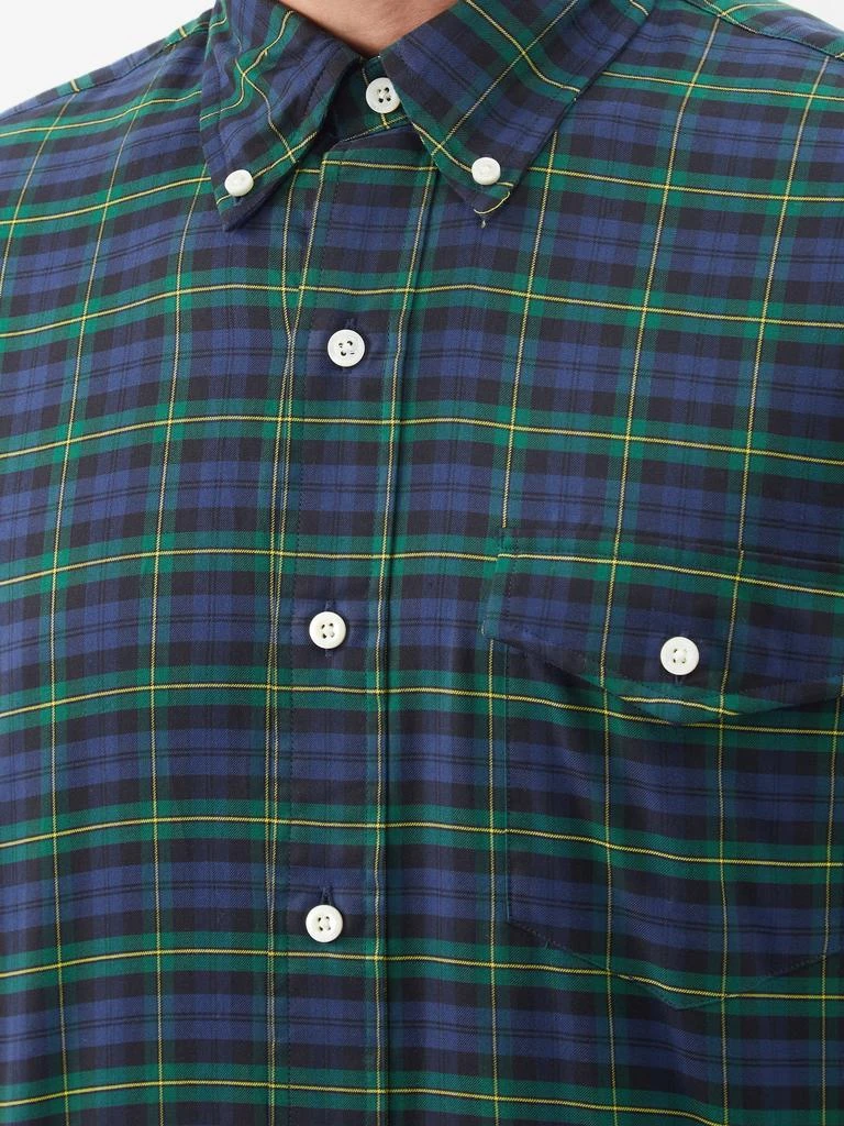 商品Ralph Lauren|Checked cotton long-sleeve shirt,价格¥682,第3张图片详细描述