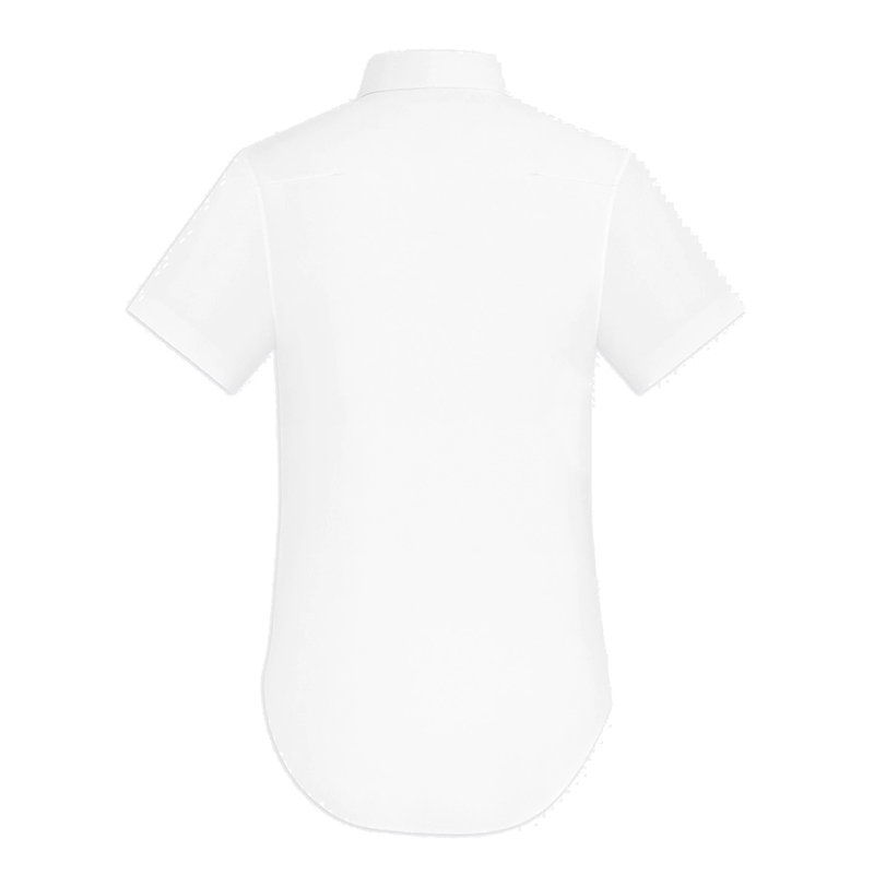 【预售3-7天】迪奥  男士黑色蜜蜂刺绣白色棉府绸短袖衬衫 733C510B1581_C089商品第2张图片规格展示