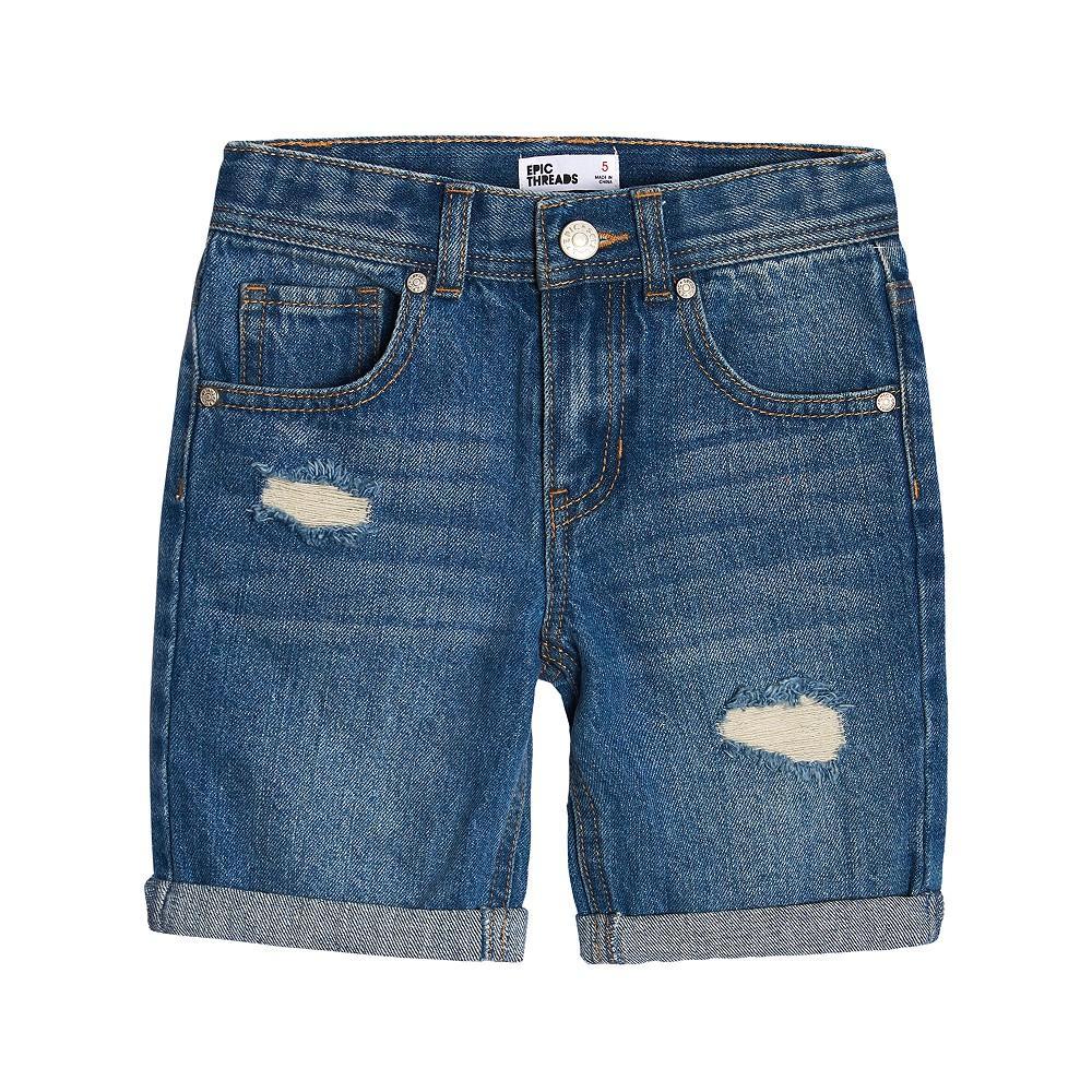 商品Epic Threads|Little Boys Zip Fly Denim Shorts,价格¥264,第1张图片