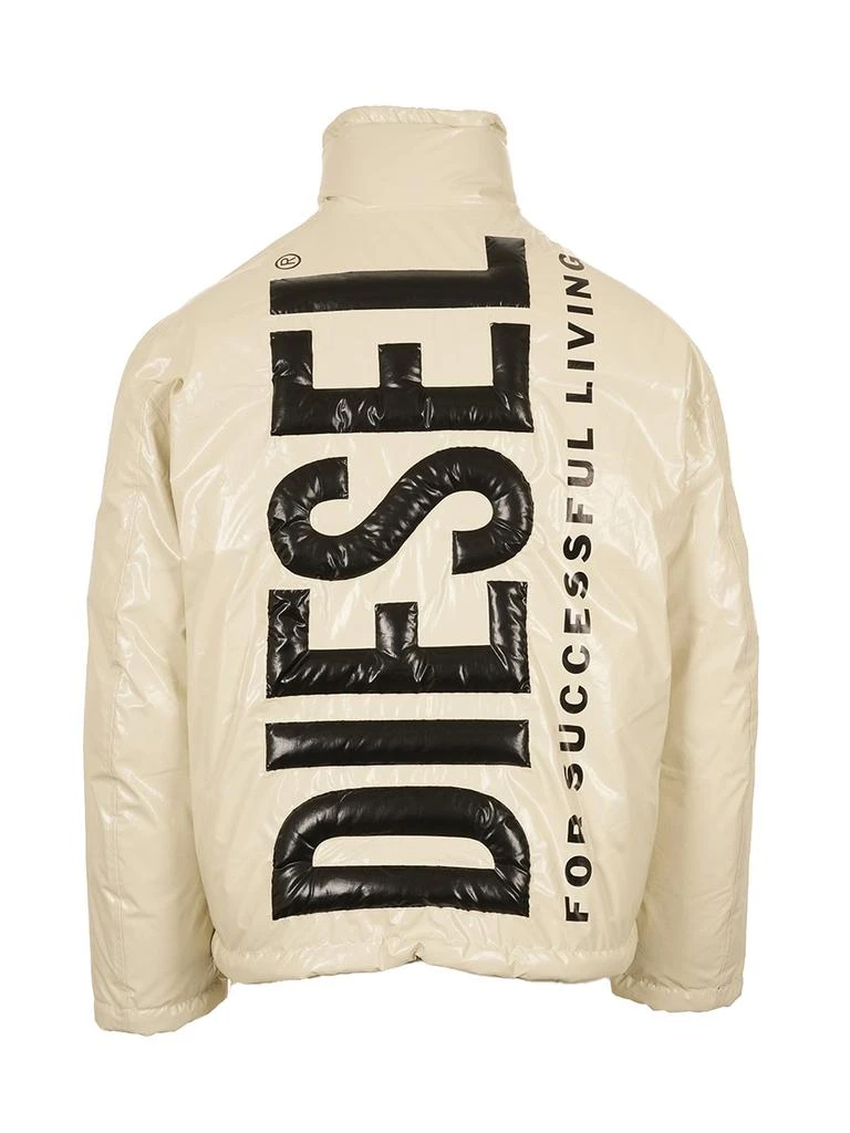 商品Diesel|Diesel Logo-Patch Funnel Neck Padded Jacket,价格¥2422,第2张图片详细描述