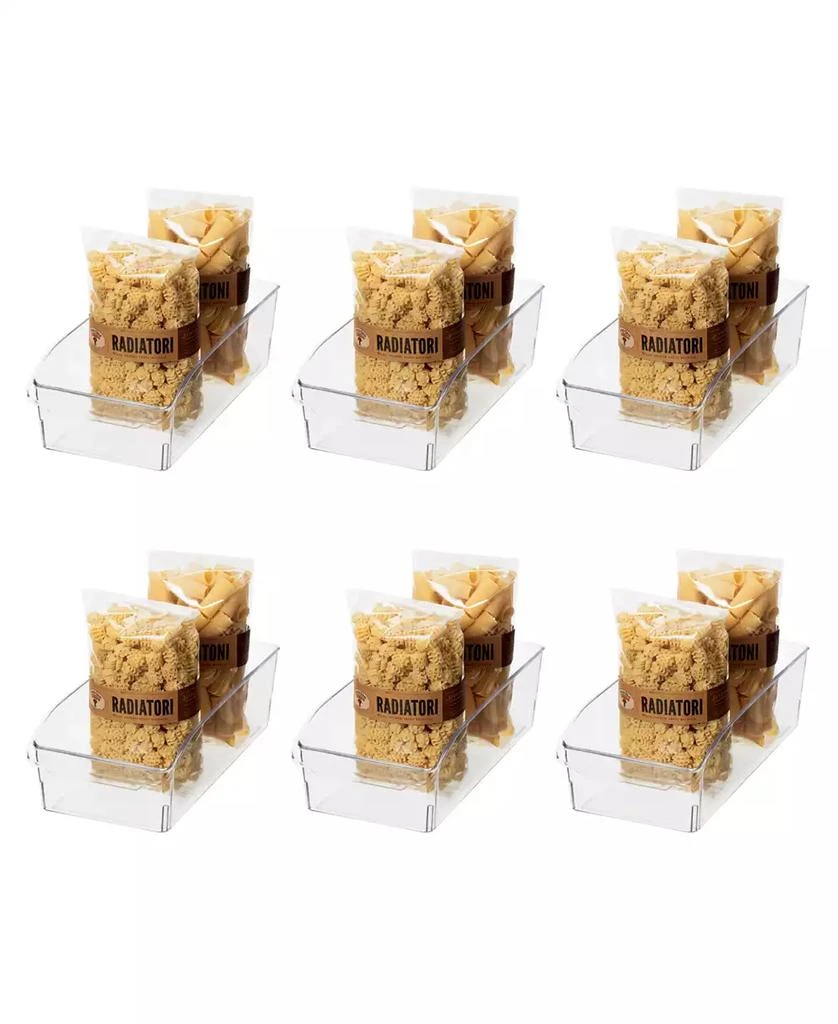 商品Oggi|6 Piece Fridge, Pantry Bin with Finger grip Handle Set,价格¥337,第4张图片详细描述