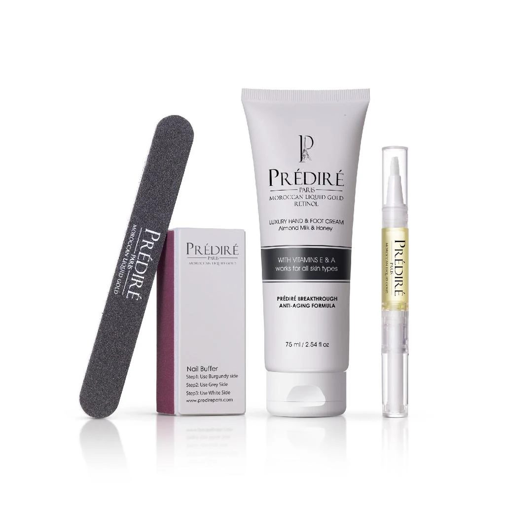 商品Predire Paris|Almond Milk and Honey 4-Piece Luxury Manicure Set,价格¥207,第3张图片详细描述