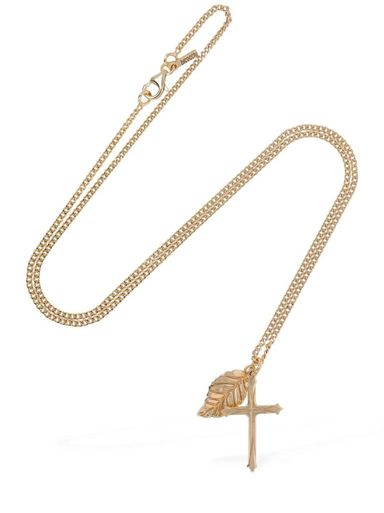 商品Emanuele Bicocchi|Leaf & Cross Charm Necklace,价格¥842,第2张图片详细描述