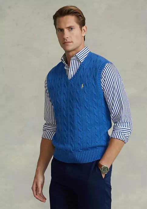Polo Ralph Lauren Ralph Lauren Cable Knit Cotton Sweater Vest 1