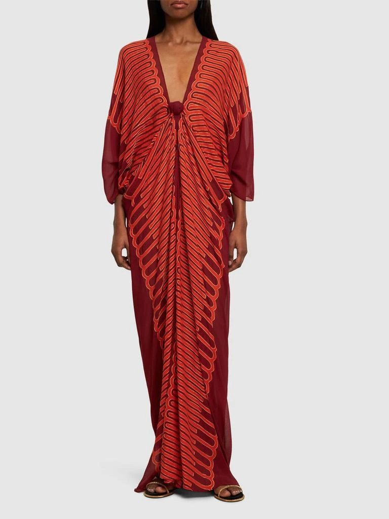 商品JOHANNA ORTIZ|Sensory Tapestry Viscose Long Dress,价格¥8423,第1张图片详细描述