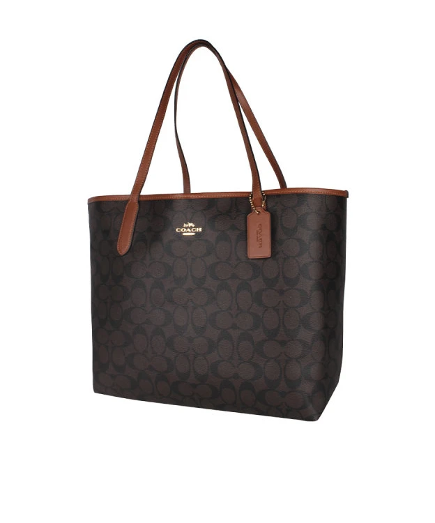 商品【商品预售7天】 Coach|Coach 女士手提包 5696IMW6S 深棕色,价格¥1584,第3张图片详细描述